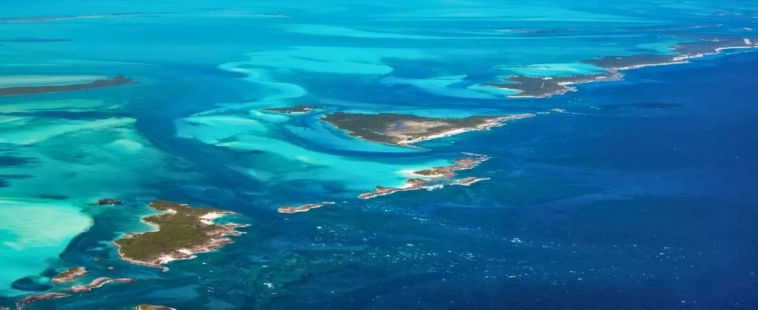 Les principales îles des Bahamas